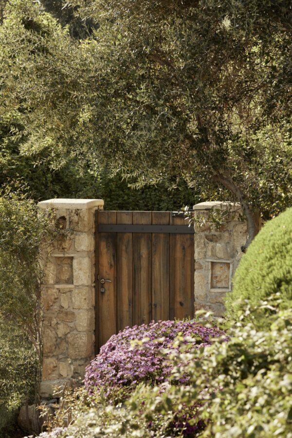 wooden door at Greek Islands