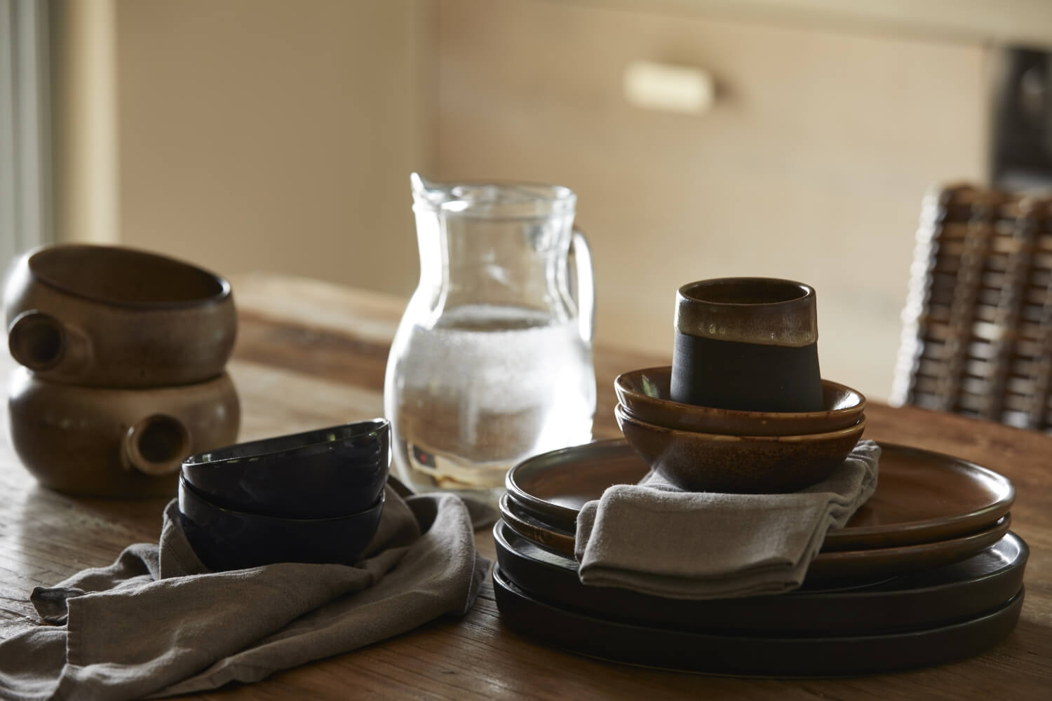 plates on a table at a luxury restaurant in athens