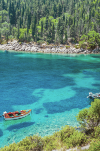 a lake in Kefalonia