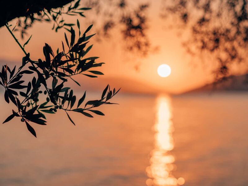 sunset in Kefalonia